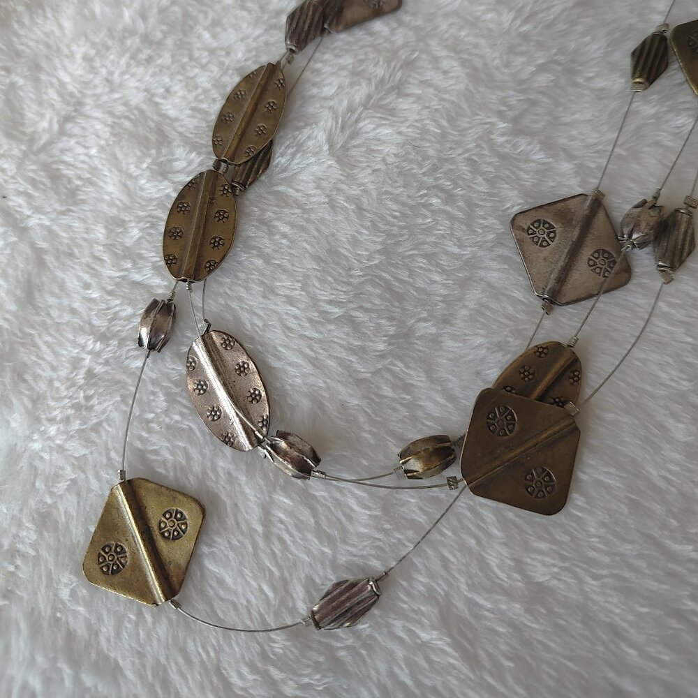 4 Chico's Invisible Floating Layered Multi-Strand… - image 6